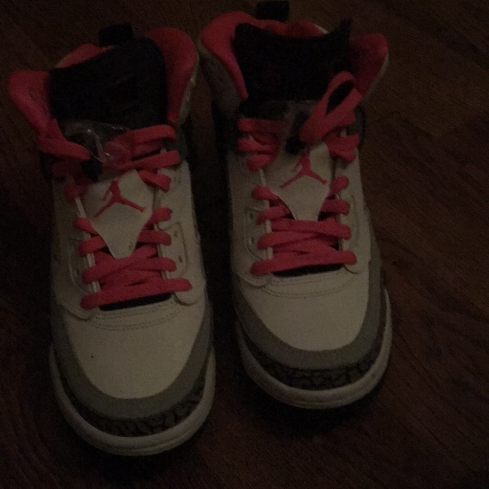 Jordan Spizike Gray Hyper Pink White